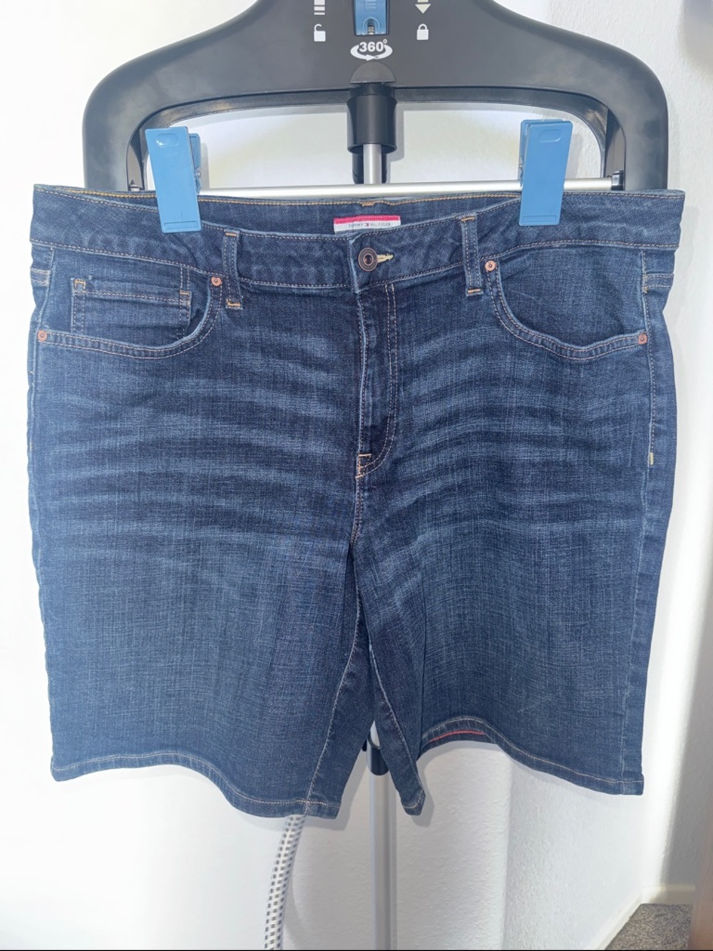 Tommy Hilfiger Dark Blue Denim Jean Shorts